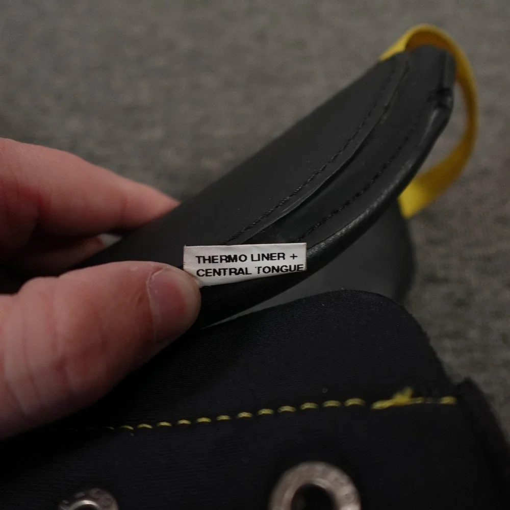 Sidas Thermo CRT Ski Boot Liners MP 26.5 BSL 325mm Black Yellow Heat Moldable